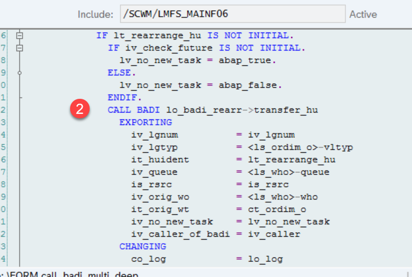 SAP EWM MFS rearrange multi-depth 14
